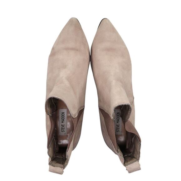 Steve Madden Shoes Womens 9.5 Bootie Chelsea Ankle Boot Leather Point Toe Anella - Picture 9 of 16